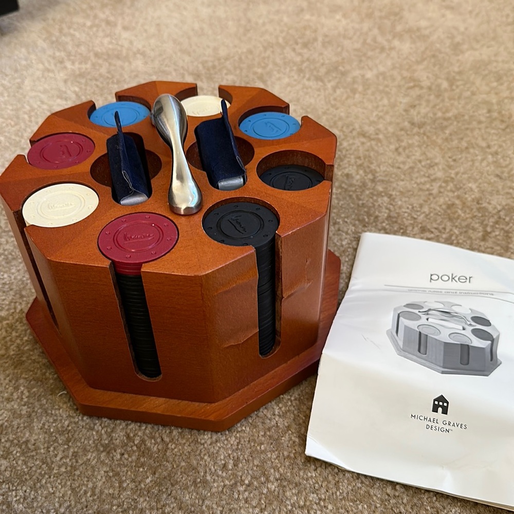 Michael Graves Casino New Poker Set Never Opened